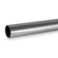 Inox buis (rond) - gepolijst - 42,4 mm