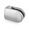 Inox glasklem - Type 2 - recht