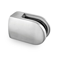 Inox glasklem - Type 2 - recht