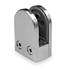 Inox glasklem - Type 3 - recht