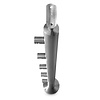 Inox baluster t.b.v. stafvulling - 5 - rond (42,4 mm)