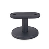 Antraciet trapleuning (gecoat) op maat - rechthoekig (40x15 mm) - incl. leuninghouders TYPE 5 - coating donkergrijs RAL 7016 of 7021