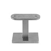 Inox leuningdrager - Type 16 - kort - recht
