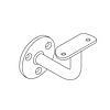 Leuninghouder in RAL kleur naar wens - TYPE 1 - rond smal - voor ronde smalle trapleuningen (33,7 mm ) - coating in iedere RAL kleur