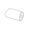 Leuninghouder in RAL kleur naar wens - TYPE 14 - rond smal - voor ronde smalle trapleuningen (33,7 mm ) - coating in iedere RAL kleur