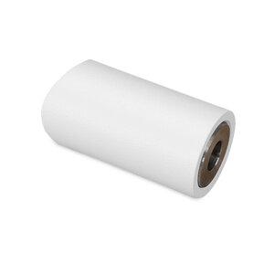 Witte leuninghouder - TYPE 14 - rond smal