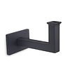 Antraciet leuninghouder - TYPE 11 kort - recht - voor rechthoekige / vierkante trapleuningen - coating donkergrijs RAL 7016 of 7021
