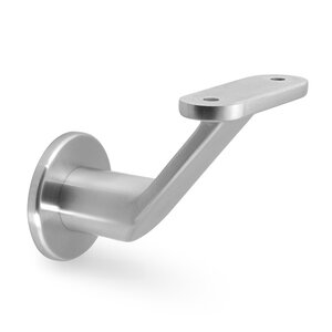 Inox leuninghouder - TYPE 7 LUXE - recht
