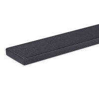 Antraciet trapleuning - rechthoekig (50x10 mm)