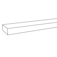 Trapleuning in RAL kleur naar wens - rechthoekig (40x15 mm)