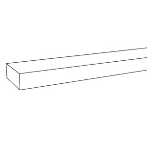 Trapleuning in RAL kleur naar wens - rechthoekig (40x15 mm)