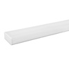 Witte trapleuning (gecoat) op maat - rechthoekig (50x20 mm) - coating wit RAL 9016, 9010 of 9001