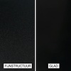 Zwarte trapleuning (gecoat) op maat - rechthoekig (50x20 mm) + leuninghouders TYPE 16 - coating zwart RAL 9005