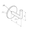 Zwarte trapleuning (gecoat) op maat - rond (25 mm) - incl. leuningdragers TYPE 3 - volledig gelast - coating zwart RAL 9005