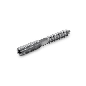 Inox stokschroef - M8 x 60 mm