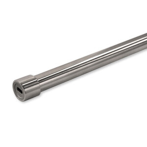 Inox garderobestang - rond