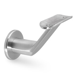 Inox leuningdrager - Type 7 LUXE - rond (42,4 mm)