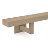 Grijze trapleuning (gecoat) op maat - rechthoekig (40x20 mm) - incl. leuninghouders TYPE 11 - coating grijs RAL 7030, 7044, 1019 of 9002