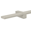 Grijze trapleuning (gecoat) op maat - rechthoekig (40x10 mm) - incl. leuninghouders TYPE 13 - coating grijs RAL 7030, 7044, 1019 of 9002