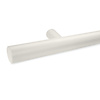 Grijze trapleuning (gecoat) op maat - rond smal - incl. leuninghouders TYPE 14 - coating grijs RAL 7030, 7044, 1019 of 9002