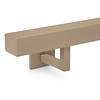 Grijze trapleuning (gecoat) op maat - vierkant (40x40 mm) - incl. leuninghouders TYPE 11 - coating grijs RAL 7030, 7044, 1019 of 9002