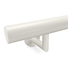 Grijze trapleuning (gecoat) op maat - rond - incl. leuninghouders TYPE 3 LUXE - coating grijs RAL 7030, 7044, 1019 of 9002