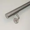 Inox trapleuning op maat - gepolijst - rond