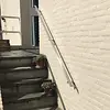 Inox trapleuning op maat - rechthoekig (40x10 mm) - voor buiten