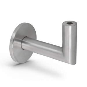 Inox leuninghouder - TYPE 3 LUXE - recht