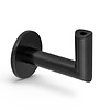 Zwarte leuninghouder - TYPE 3 LUXE - rond - voor ronde trapleuningen (42,4 mm) - coating zwart RAL 9005