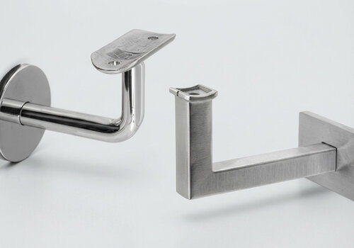 Alle inox leuninghouders