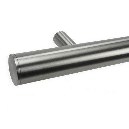 Inox trapleuning op maat - rond - incl. leuninghouders TYPE 14