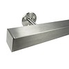 Inox trapleuning op maat - vierkant (40x40 mm) - incl. leuninghouders TYPE 4