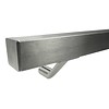 Inox trapleuning op maat - vierkant (40x40 mm) - incl. leuninghouders TYPE 7 Inox trapleuning op maat - vierkant (40x40 mm) - incl. leuninghouders TYPE 7