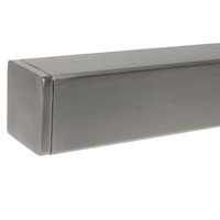 Inox trapleuning - vierkant (40x40 mm)