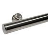 Inox trapleuning op maat - rond - incl. leuninghouders TYPE 4