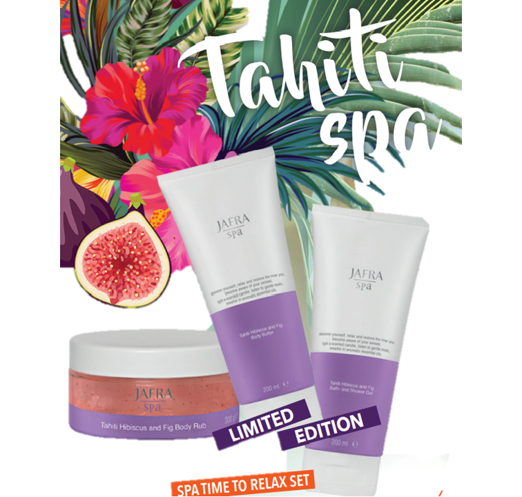 Jafra Spa Tahiti Hibiskus und Feige SPA TIME TO RELAX SET