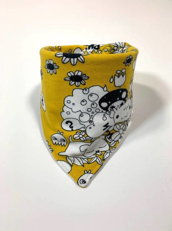 Slab bandana sjaal met manga print