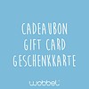 Wobbel Wobbel cadeaubon