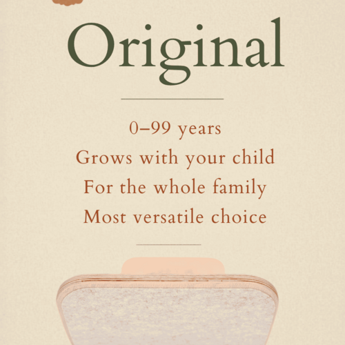 Wobbel Original |                                        Het houten balansbord voor kinderen 