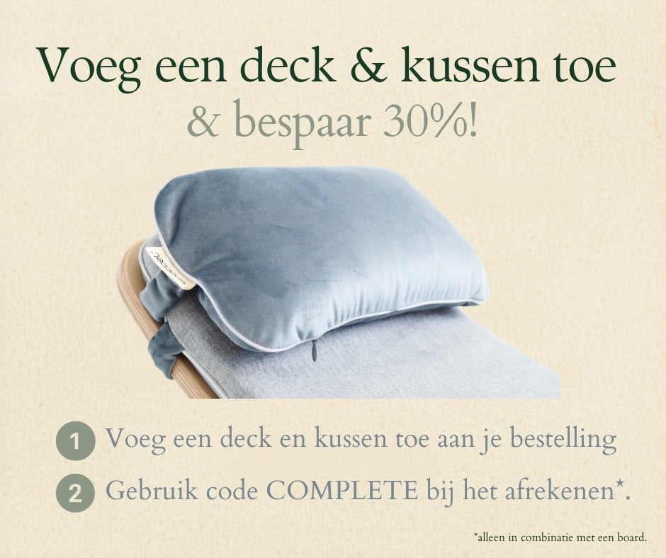 Voeg een deck en kussen toe en bespaar 30%
