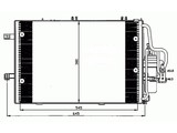 AVA Condenser Opel Corsa-C / Tigra-B