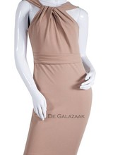 Beige cocktailjurk 201876