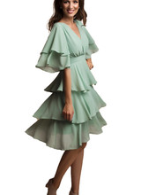 Feestelijk groen jurkje - 202146