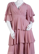 Feestelijk roze jurkje - 202147