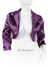 Bolero paars satijn - 202217