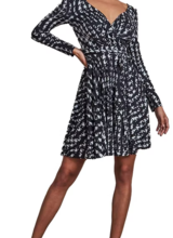 Feestjurkje zwart/wit - 202258