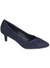 Navy pumps met laag hakje - 2022120