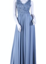 Lichtblauwe galajurk - 2022126