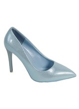 Pumps glitter blauw- 202317